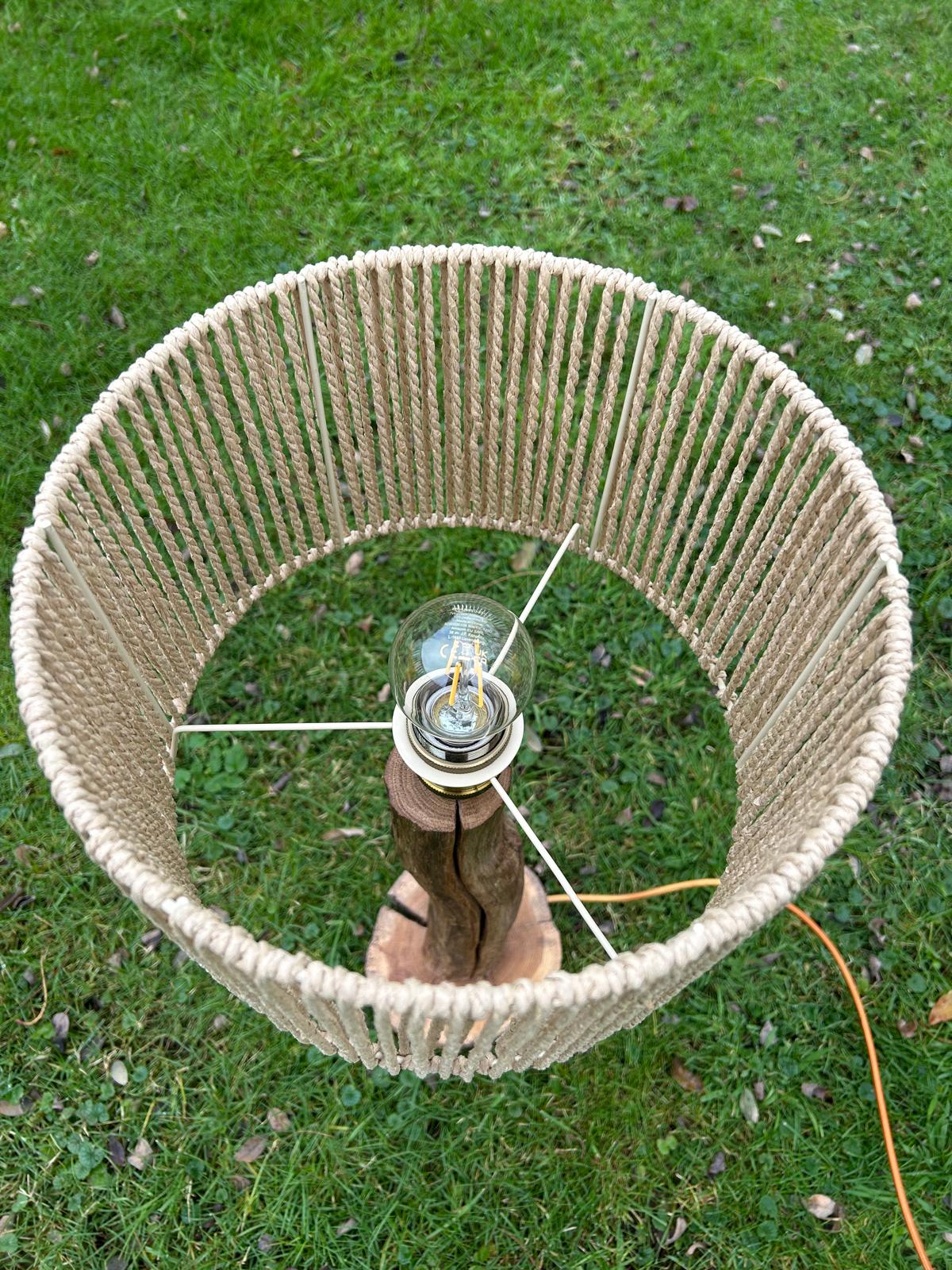 Lamp "Houten Harmonie"