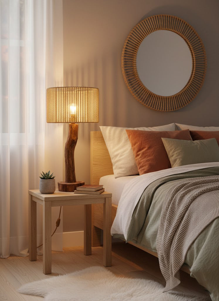 Lamp "Houten Harmonie"